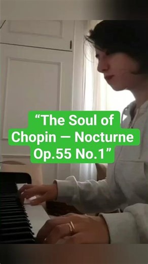Chopin Nocturne Op.55 No.1 – Performed by Lnazpiano | Emotional Piano Performance #maisky #piano