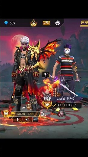 Collection versus😱 RATAN VS KILLER #shortsfeed #oldfreefire #tondegamer #collection #shorts #fflive