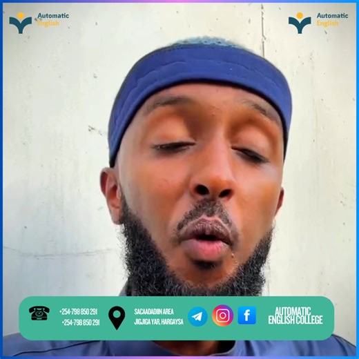 4.2K reactions · 630 shares | "SANAD GURADII KOWAAD E AUTOMATIC ENGLISH COLLAGE " QAYB KAMIDA MACALIMINTA COLLAGE KA O U HAMBALYAYNAYA a baro luqada ingirisiga college-ka AUTOMATIC AMERICAN ENGLISH 퐁퐄 퐂퐎퐍퐅퐈퐃퐄퐍퐓 퐖퐇퐄퐍 퐘퐎퐔'퐑퐄 퐒퐏퐄퐀퐊퐈퐍퐆 퐄퐍퐆퐋퐈퐒퐇 HORAY USOOGAADH O HADA ISKA DIWANGALI ☎️: +254798850291| : Nairobi, KENYA #EnglishLearners #speakenglish #learnenglishdaily #learnenglishonline | Automatic English -1 | Facebook