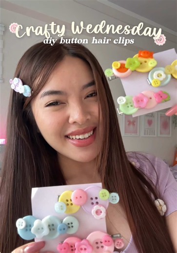 Easy DIY Button Hair Clips: A Cute & Trendy Craft Idea 🌸