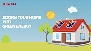 2.8K views · 159 reactions | Let the sun power your place! Bring home Havells solar solutions to run your home appliances with green power. It is more environment friendly, low on maintenance, and allows you to save on your electricity bills. Know more: https://bit.ly/Havells_Solar | Havells | Facebook