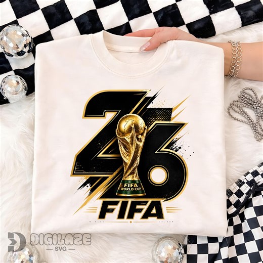 FIFA World Cup 2026 Trophy PNG SVG, Printable Soccer Art, World Cup 26 Logo Style (digital Download) - Etsy