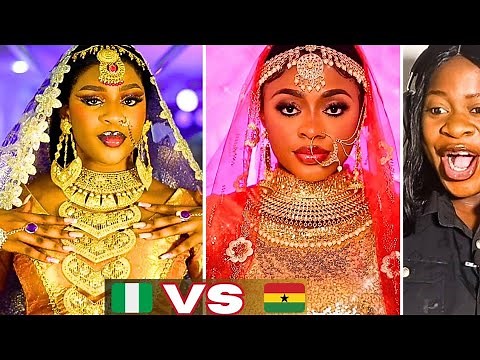 Transition Battle 🔥 - Nigeria Vs Ghana - Asoka India Bridal Makeup TikTok Challenge Edition🔥