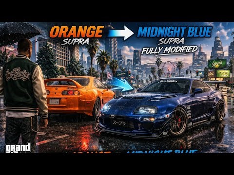 “I Turned My Old Supra Into a Midnight Beast 😱 GTA V Mods” #gta