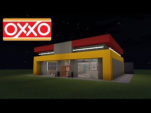Minecraft How To Build A Convenience Store | Oxxo
