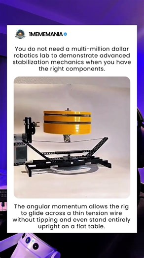 This custom Lego gyroscope unicycle.