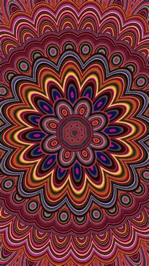 Nature Abstract Mandala Motion