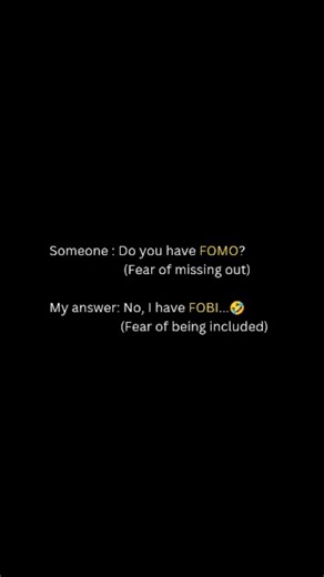 Digital feelingz on Instagram: "New fear unlocked 😂😂😂😂😂 . . . #fomo #fobi #viral #trendingreels #foryou #explorepage #quotes #trending #fyp #instagood #motivational #love #instamood #laugh #jokes #memes #sarcasm #reels"