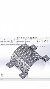 Solidworks sheet metal and fill pattern feature ... #SolidWorks #CAD #sheetmetal #solidworks_modeling #solidworkstutorial #reelsfb #fyp | Solidworks Jo