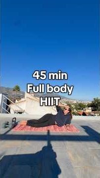 45 min full body HIIT (no repeats -ish)😁💪
