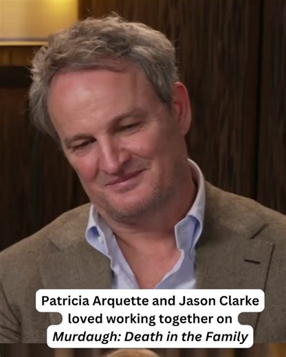 Entertainment Weekly on Instagram: "Patrica Arquette and Jason Clarke loving hyping each other up 😍 #MurdaughDeathInTheFamily"