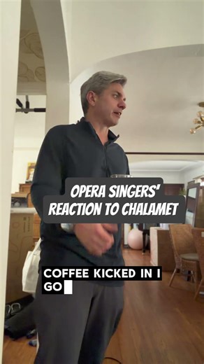 Opera Singers Chalamet Reaction #operasingers #chalamet #comedyshorts