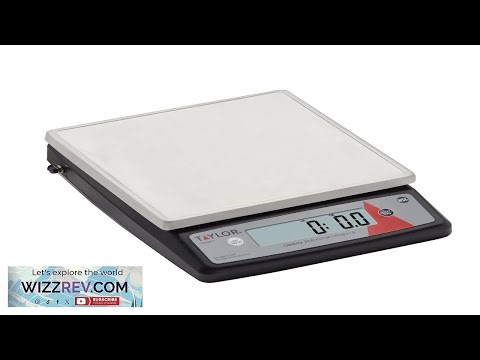 Taylor TE22FT 22 Pound Digital Portion Control Scale Food Scale for Precise Weight