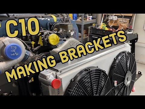 C10 Project: Making Brackets for the Radiator Installation