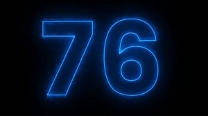 Neon Number 76 Animation Neon Numbers Stock Footage Video (100% Royalty-free) 3604741691 | Shutterstock
