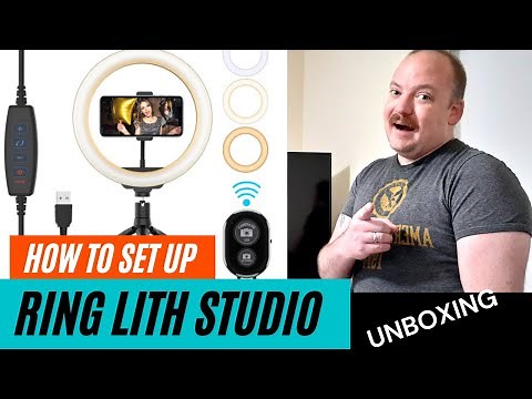 Bower Ring Light Studio Kit Review & Setup instructions