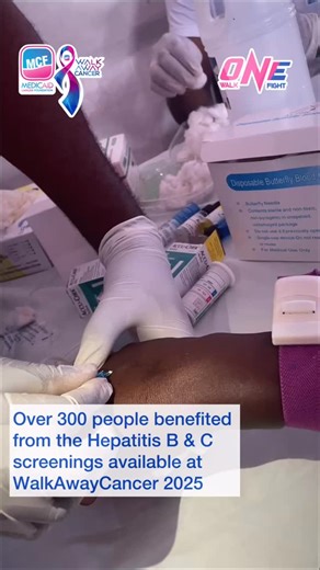Medicaid Cancer Foundation on Instagram: "At WalkAway Cancer 2025, our medical outreach made real impact. Over 300 men and women received Hepatitis B & C screenings. This is relevant because early screening/treatment can stop the progression from hepatitis to cancer. Hepatitis B and C are liver infections and the leading causes of liver cancer (HCC). In Nigeria, about 9.5% of people live with Hepatitis B, which accounts for roughly 60% of liver cancer cases. This huge success was made possible b
