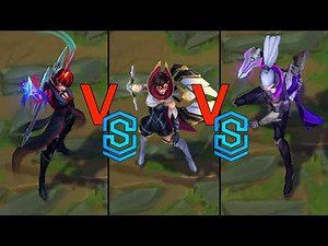 Vayne Legendary Skins Comparison