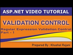 Regular Expression Validation with E-Mail ID in ASP.NET