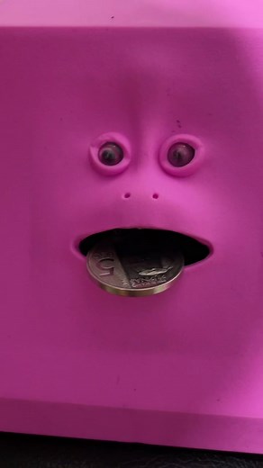 Creative Electric Sensor Face Piggy Bank for Children Gift Collection