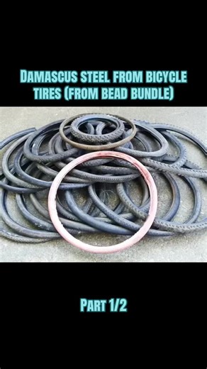 Creating Damascus Steel from Bicycle Tires