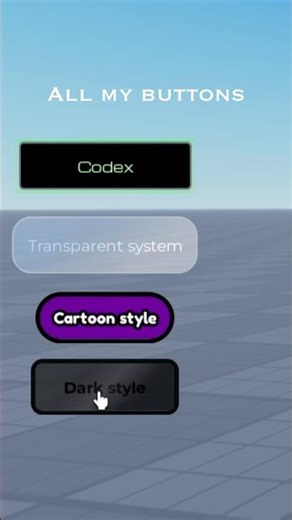 Buttons showcase #roblox #gameplay #robloxstudio #viral