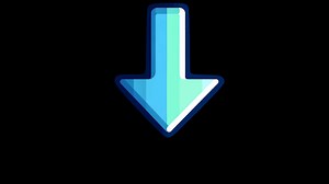 Arrow Animation, Animated Arrow, Down Arrow. Free Stock Video