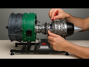 I Built a Turbofan Engine Model – Full Metal Jet Engine Kit