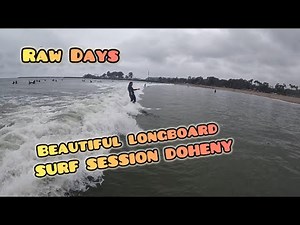Wonderful Surf Session | Doheny State Beach CA | Raw Longboard Days Fun, June, 2024