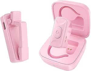 Remote Control Page Turner for Kindle Paperwhite Kobo, ADZERD eReader Clicker for iPad iPhone iOS Android Tablet Novels Reading, Camera Shutter Remote Controls - Pink