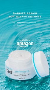 Winter dryness? Curél Japanese Skincare Intensive Moisture Cream delivers instant hydration barrier repair, dermatologist recommended. Shop now on Amazon 💙 | Curél Japanese Skincare
