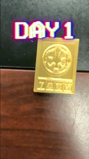 Day 1 of 3d printing Star Wars credit for each subscriber
