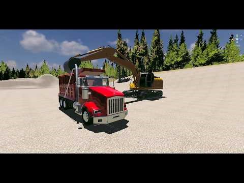 Cargo Loading System For Dump Trucks - Truck Simulator Road: America