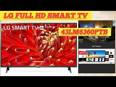 LG FULL HD SMART TV 43LM6360