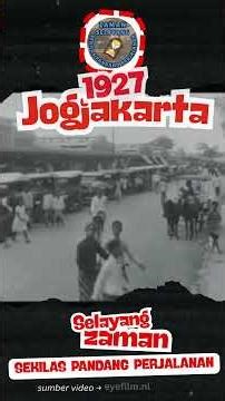 Suasana Kota Jogjakarta Tahun 1927 #sejarah #shortsedukasi #faktasejarah