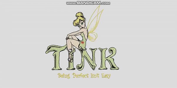 Disney Tinker Bell Fairy Machine Embroidery File, Magic Kingdom Design (instant Download) - Etsy