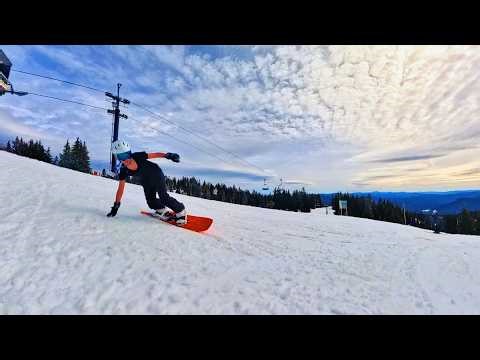 Victoria 10 Years Old snowboarding: spring break 2026
