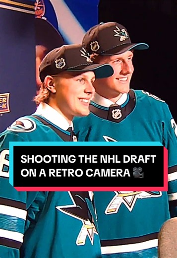 Shooting the NHL Draft on a Retro Camera: Nighttime Hockey Reel
