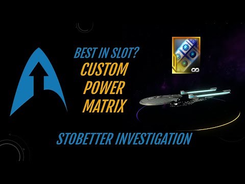 STOBETTER Investigations - Custom Power Matrix Best in Slot? Eleos Console Analysis!