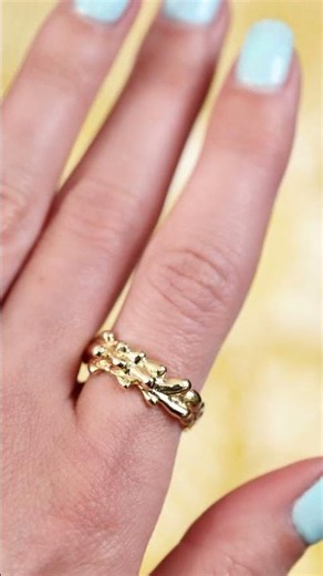 The Drop | Organic Gold Wedding Band for Men by Rooz Jewelry