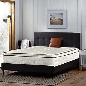 Nutan, 12-Inch Medium Plush Double Sided Pillowtop Innerspring Mattress, Full XL