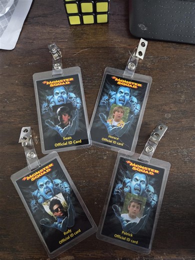 Monster Squad Fan-made Laminated ID Cards – Set of 4 - Etsy