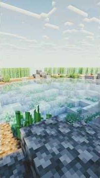 Building a Axolotl ￼Pond in Minecraft! #minecraft #shorts