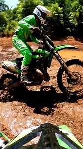 Dirt Bike Mudding Madness! 🌧️ Epic Off-Road Ride!