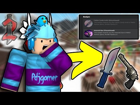 How you GOT COTTON CANDY KNIFE & ASTEROID GUN IN MM2!