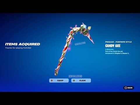 When and How To Get Candy Axe Pickaxe NOW FREE In Fortnite! (Free Candy Axe Pickaxe)