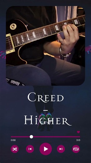 Creed - Higher (Guitar Cover) #guitar #guitarcover #tokaiguitar #music #creed #marktremonti