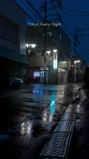 Tokyo Rainy Night Vibes in Japan