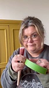 12K views · 270 reactions | Stencilling tips! Turn any brush into a stencil brush with a bit of painters tape or masking tape | FAFF Designs | Facebook