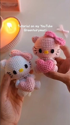 Hello Kitty's Pet 🎀 Charmmy Kitty 🩷 Crochet tutorial